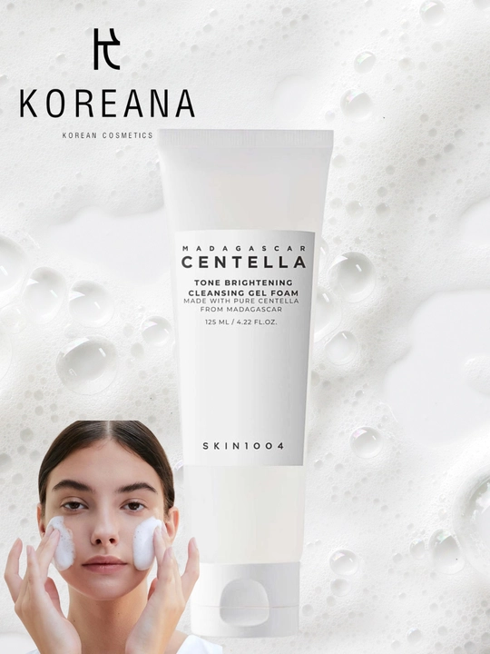 Oqartiruvchi gel ko'pik SKIN1004 Madagascar Centella Tone Brightening Cleansing Gel