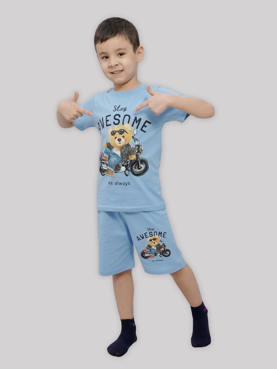Комплект из футболки и шорт для мальчиков, 5-8 лет CHASTE - 