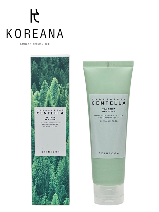 Антибактериальная пенка для умывания SKIN1004 Madagascar Centella Tea-Trica BHA Foam