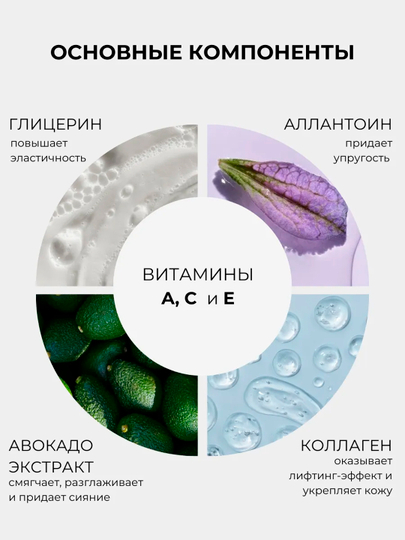 Патчи для глаз гидрогелевые от отеков и темных кругов, коллагеновые, 60 шт