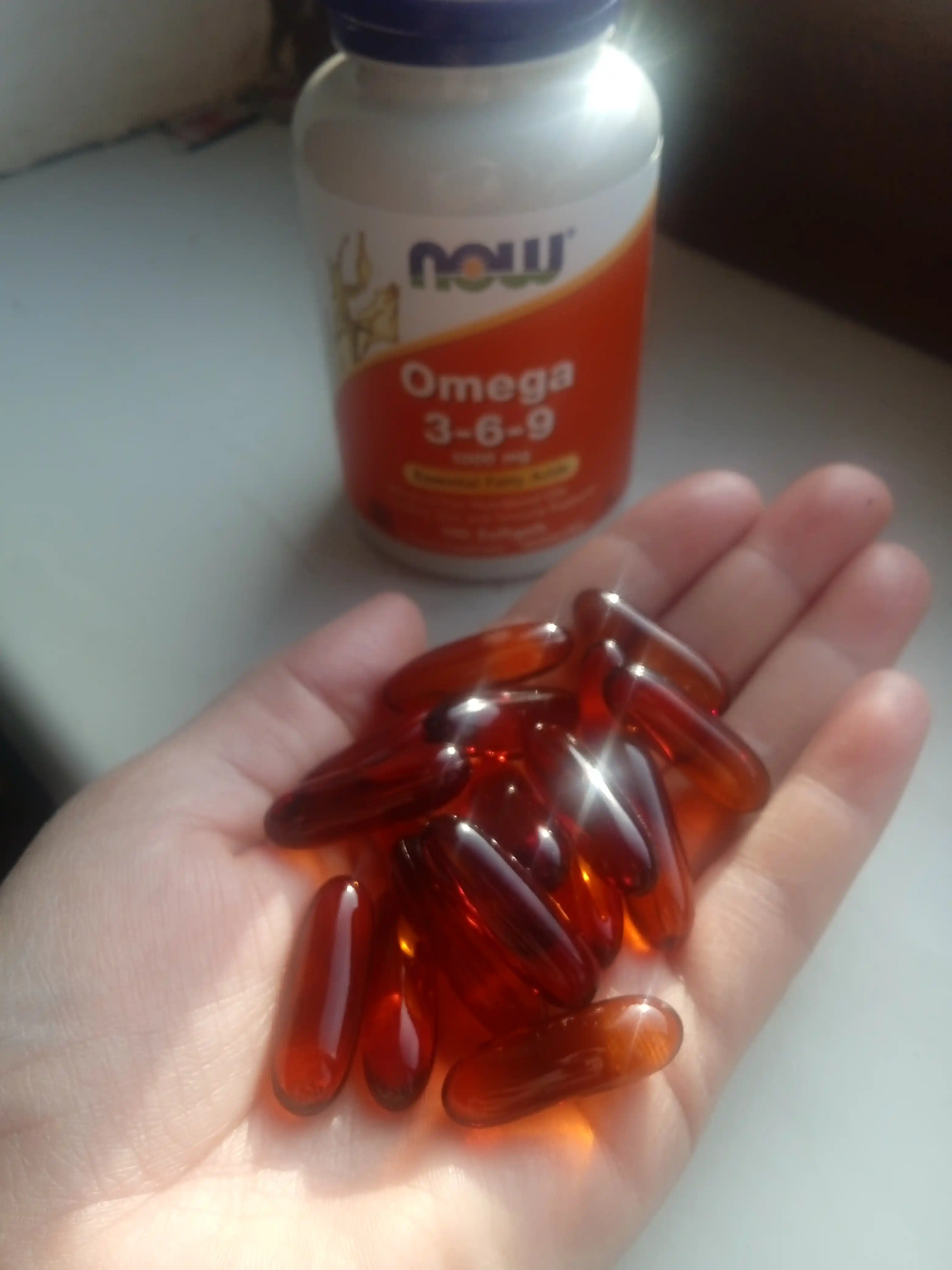 Витамины для иммунитета Now Foods Omega 3-6-9, 1000 мг, 100 таблеток