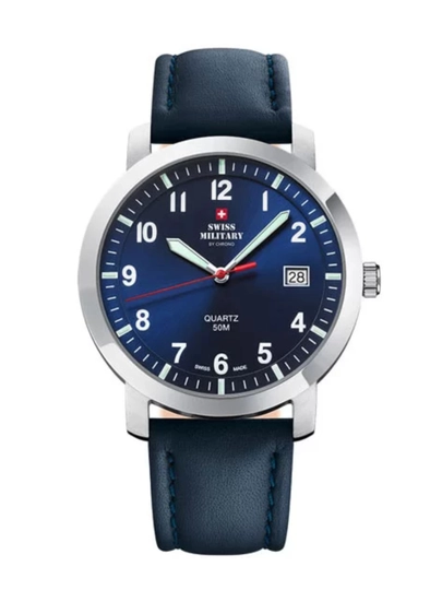 Мужские часы Swiss Military by Chrono SM34083 Classic — CHRONUZ-SM34083-СИНИЙ