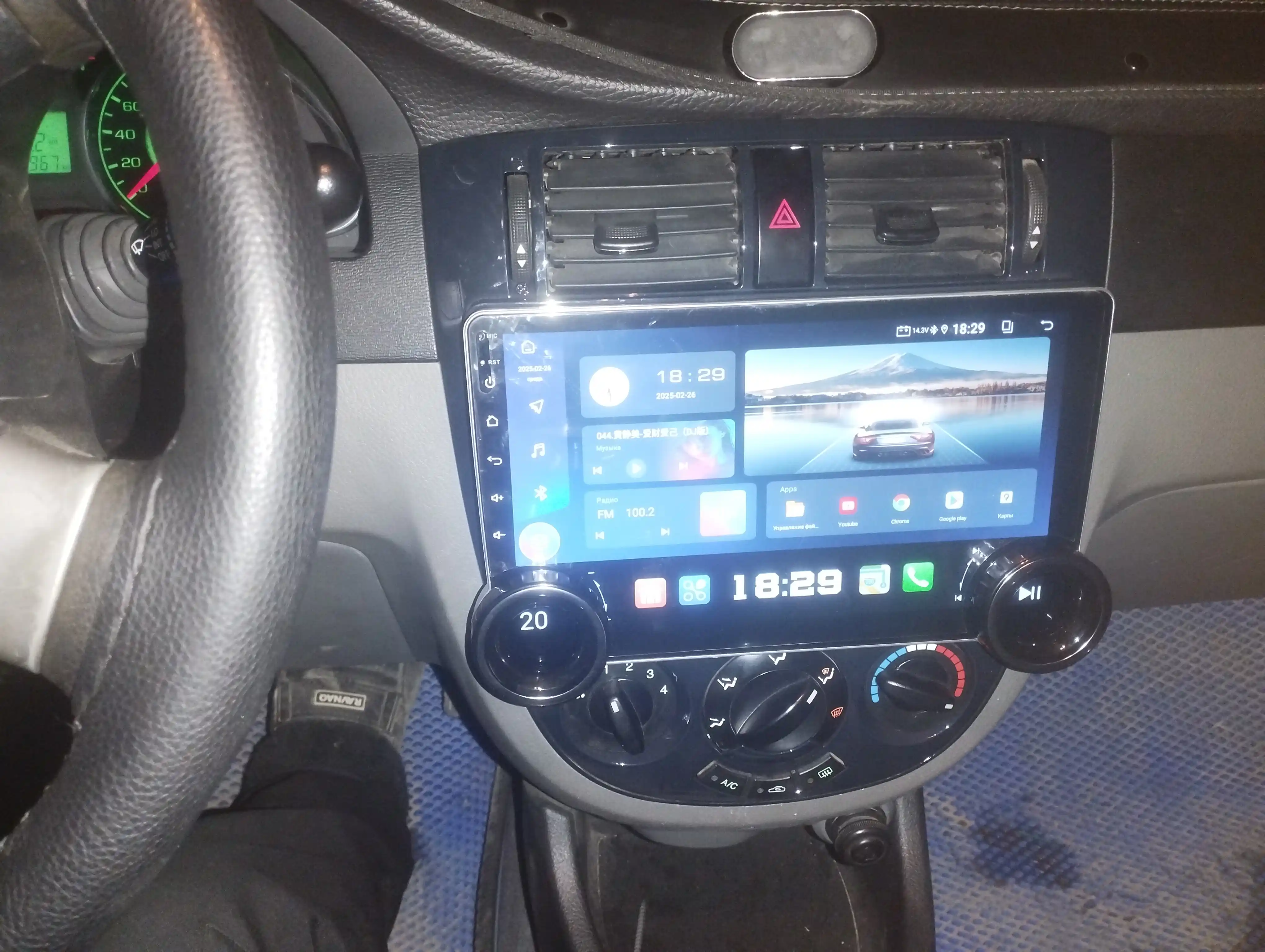Автомобильные Tesla мониторы 4/64 ГБ, Spark, Nexia 2, Nexia 3, Cobalt, Lacetti, Damas, 1 кулер