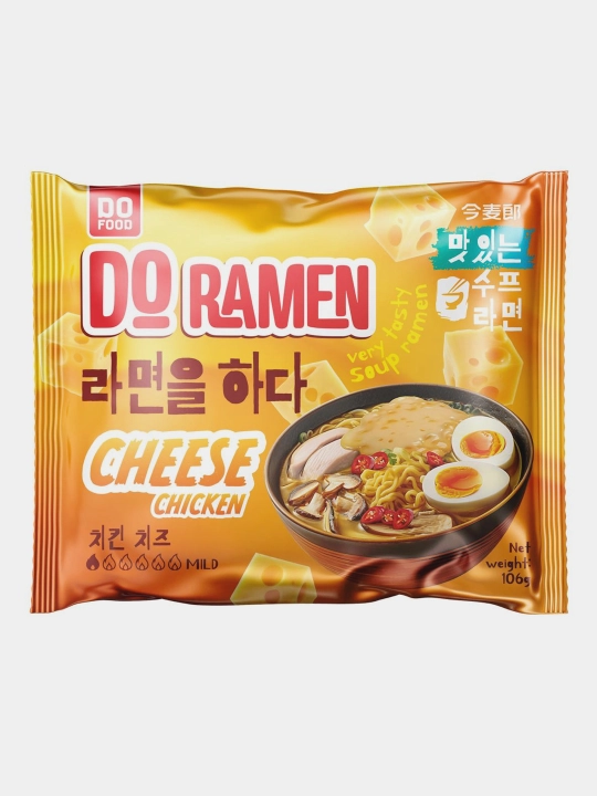 Tez tayyorlanadigan lapsha DO Ramen, pishloqli, tovuq ta’mli, 106 g - 