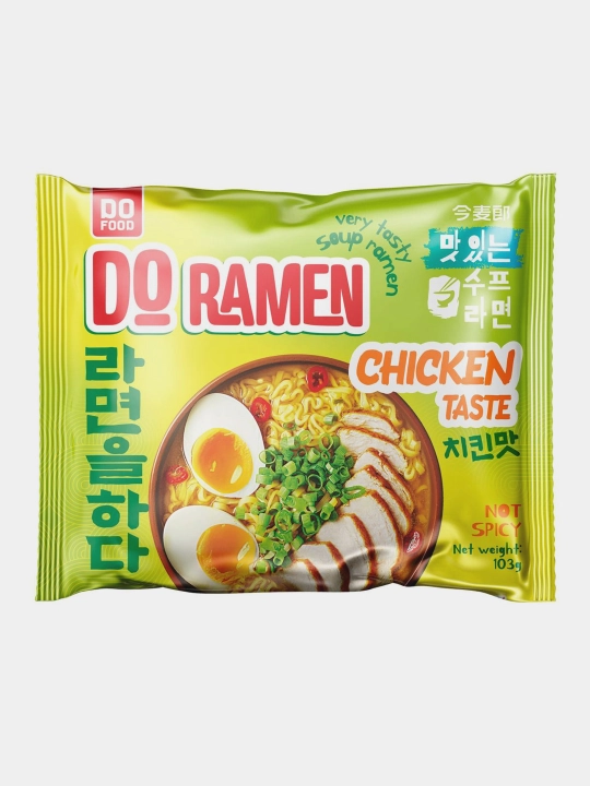 Tez tayyorlanadigan lapsha DO Ramen, tovuq ta’mi bilan, 103 g - 