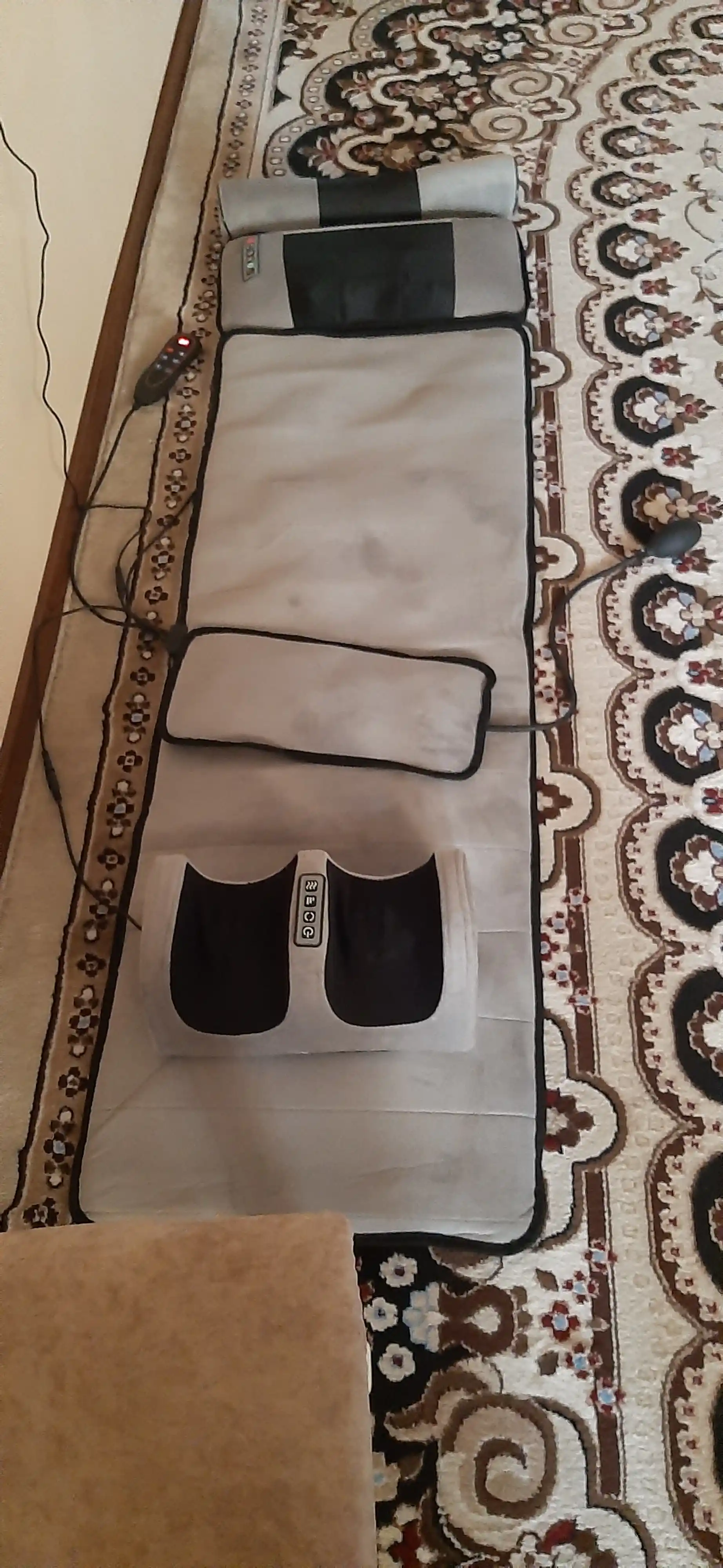 Orqa va tana massaji uchun matras, elektr, elka massaji
