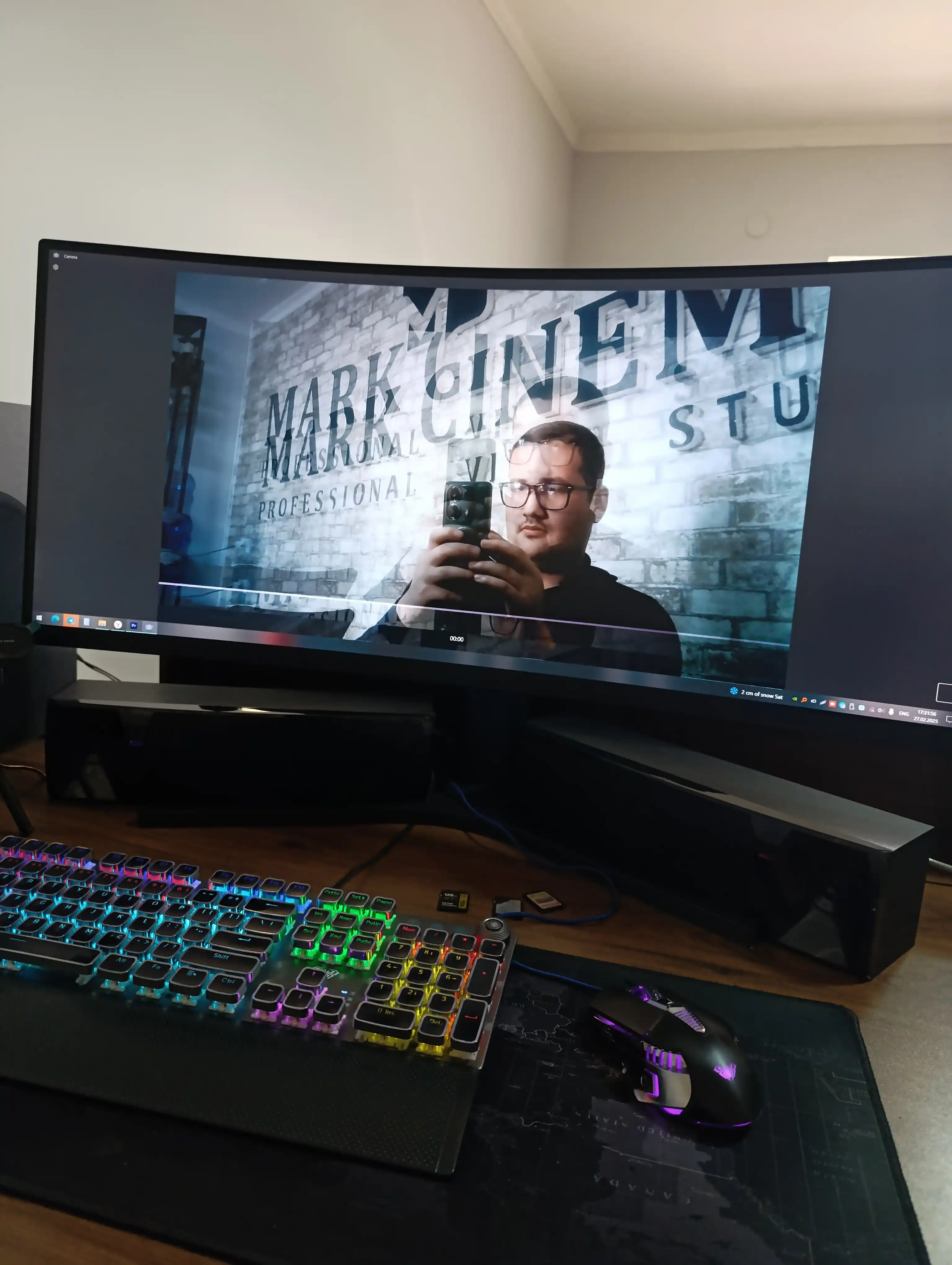 Kompyuter va noutbuk uchun veb-kamera, 1 oy kafolati bilan USB veb-kamera, 2K, Full HD