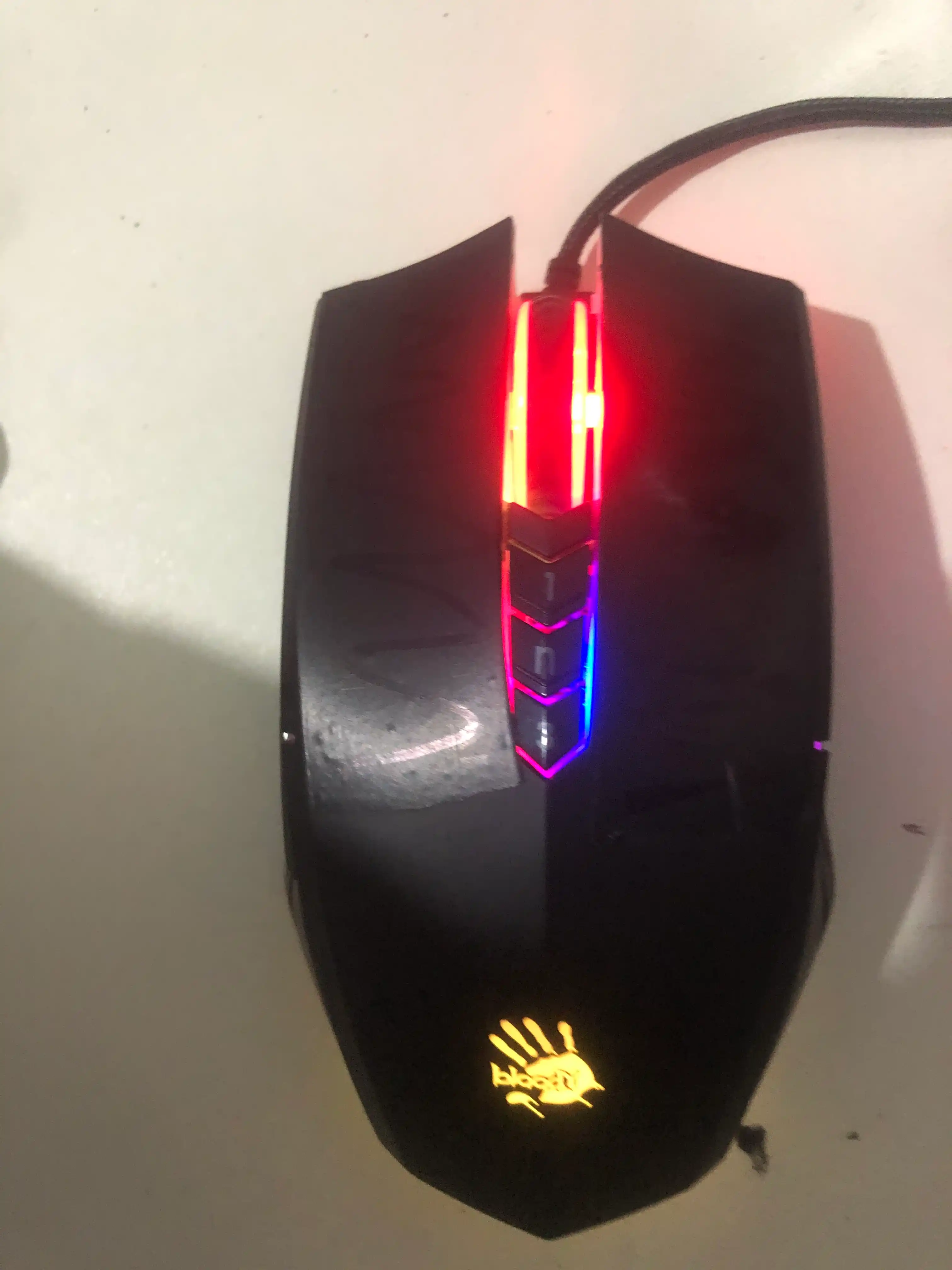 Bloody A70 — simli Light Strike gaming sichqoncha, 0.2 ms, 8 tugma