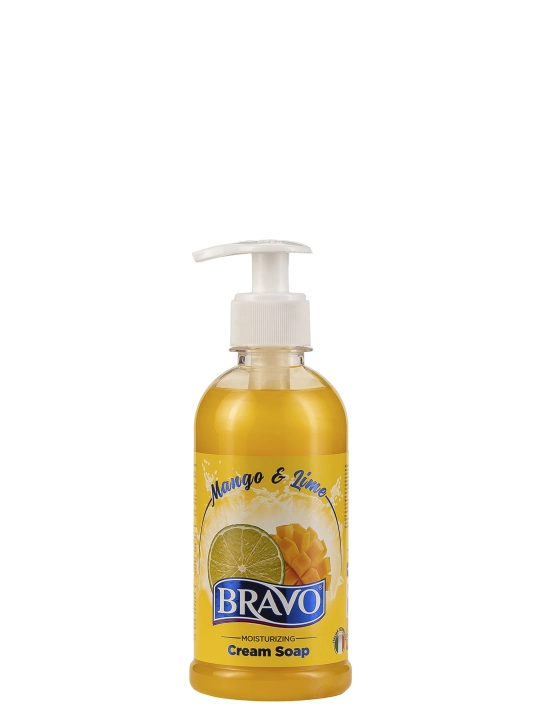 Suyuq qo'l sovuni BRAVO "Mango & Lime", 300 ml