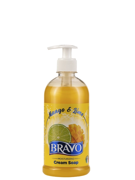 Жидкое мыло для рук BRAVO "Mango & Lime", 500 мл