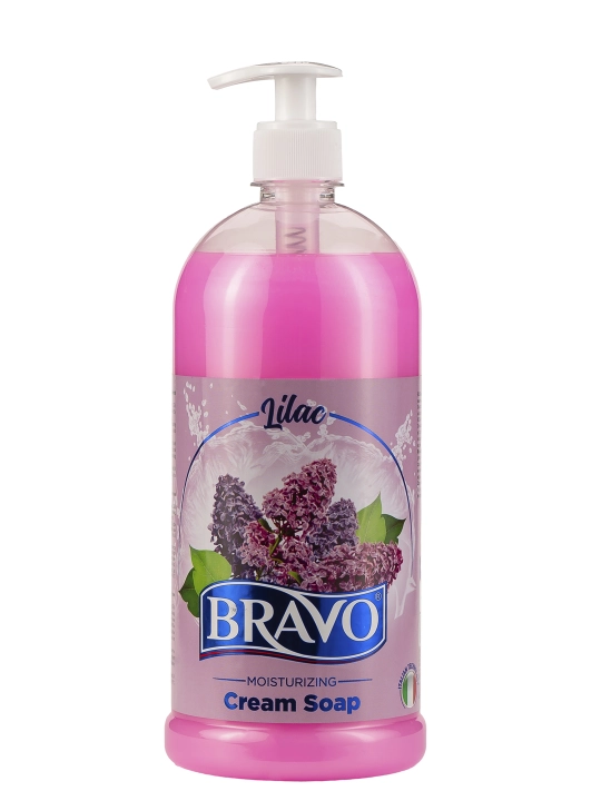 Suyuq qo'l kremi sovun BRAVO Lilac, 1000 ml