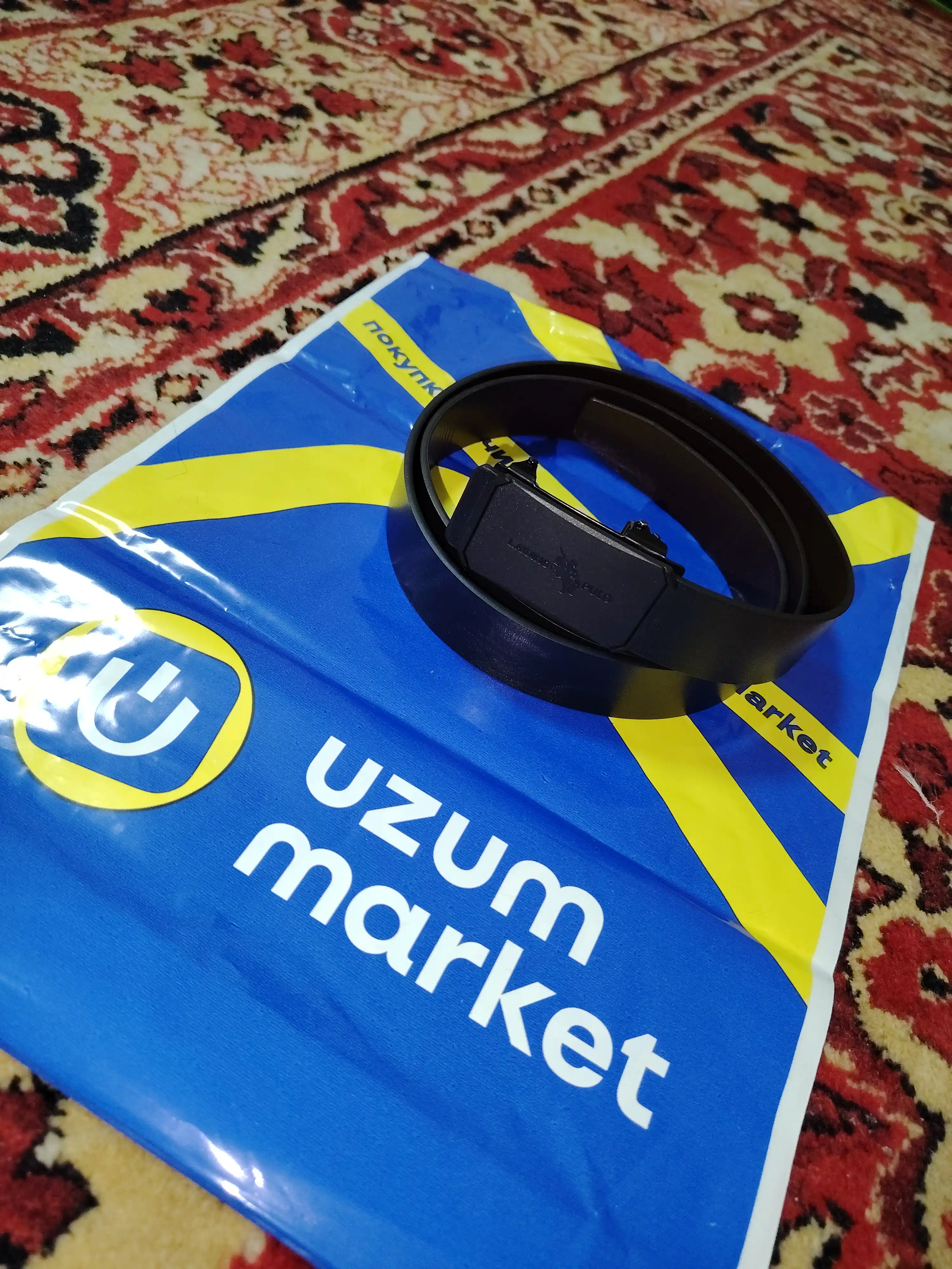 Erkaklar kamari, avtomatik to‘qali, eko-charmdan