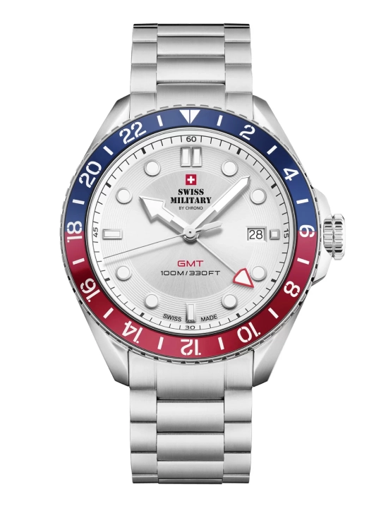 Erkaklar qo'l soati Swiss Military SM34095 Sport GMT Travel - 