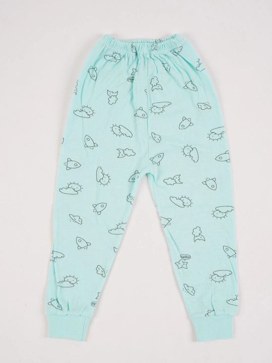 Комплект пижамы для новорожденных из двух частей, для теплых дней