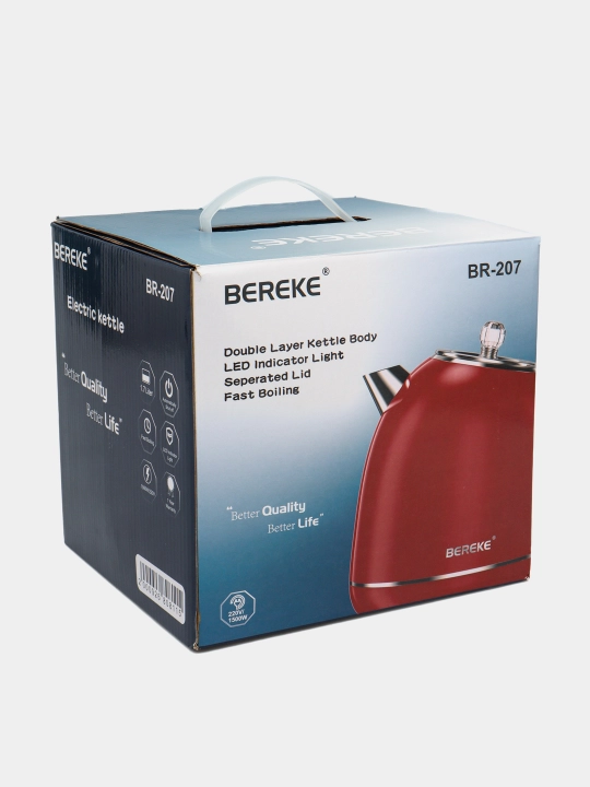 Электрочайник BEREKE,  1,7 литра