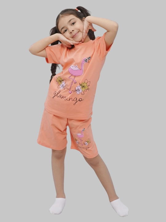 Футболка и шорты для девочек 5-8 лет, CHASTE