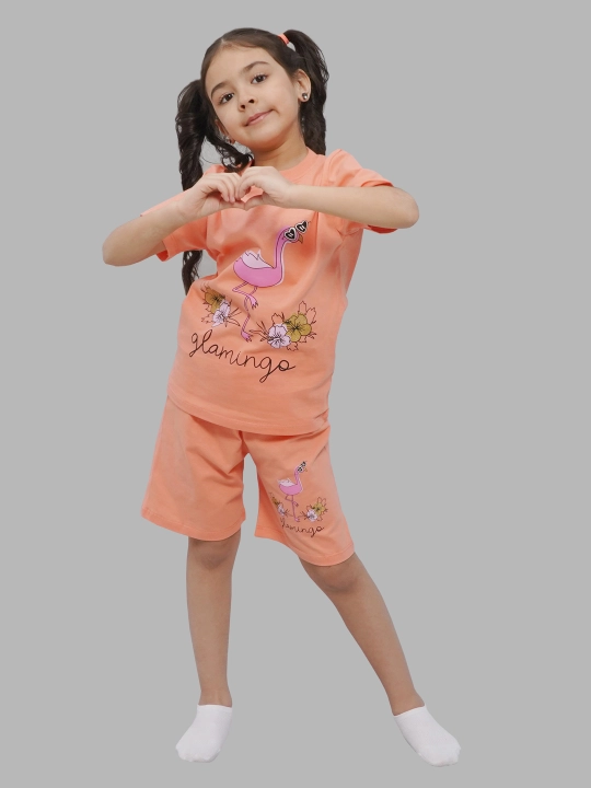Футболка и шорты для девочек 5-8 лет, CHASTE