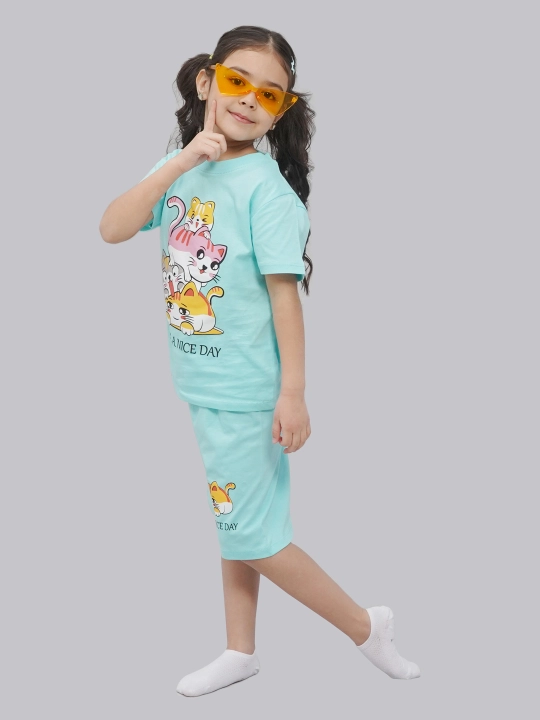 Футболка и шорты для девочек 5-8 лет, CHASTE