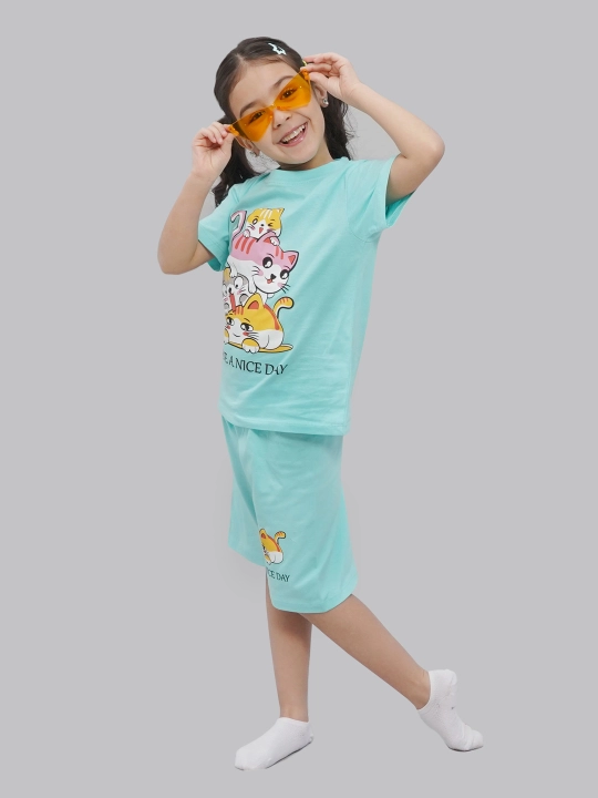 Футболка и шорты для девочек 5-8 лет, CHASTE