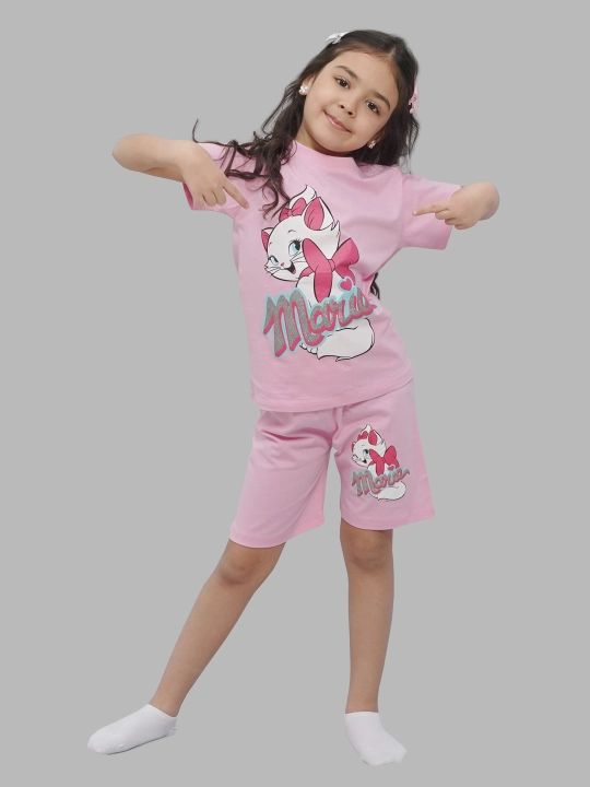 Футболка и шорты для девочек 5-8 лет, CHASTE