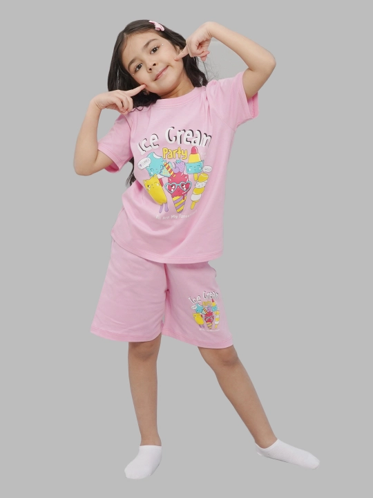 Футболка и шорты для девочек 5-8 лет, CHASTE