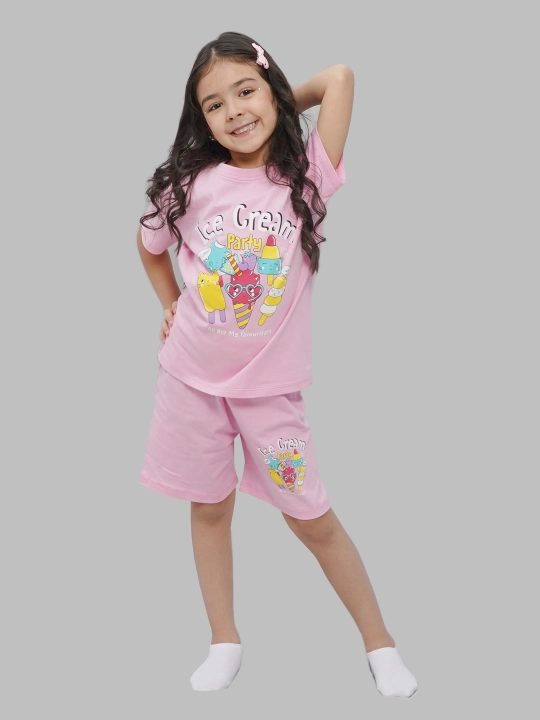 Футболка и шорты для девочек 5-8 лет, CHASTE