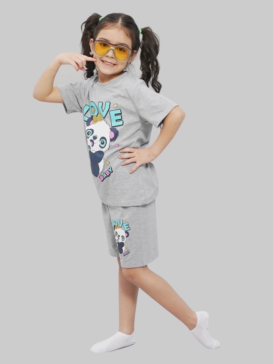 Футболка и шорты для девочек 5-8 лет, CHASTE