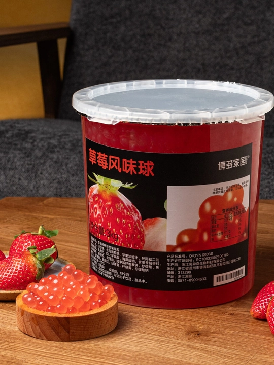 Qulupnay ta'mli sharbat sharlari 3 kg - 
