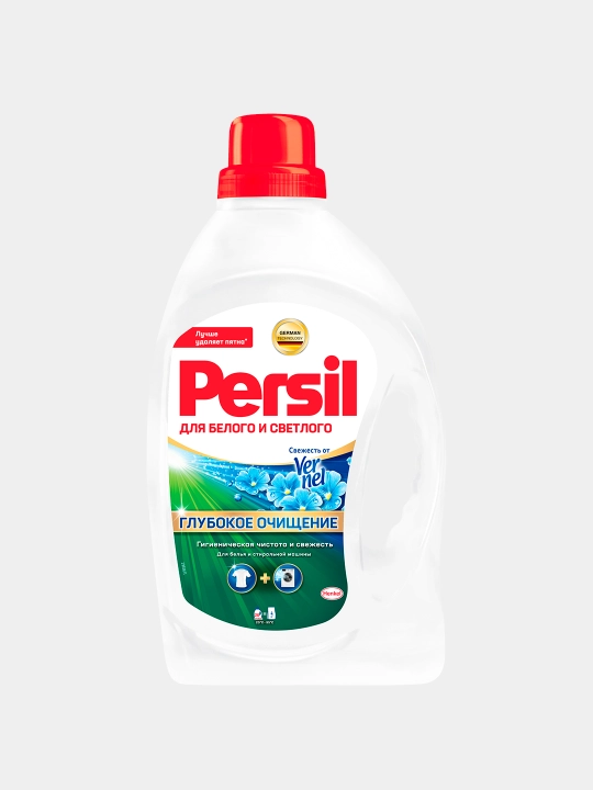 Vernel tomonidan ishlab chiqarilgan oq va och rangli matolar uchun Persil Freshness kir yuvish geli, 1.69 l, 26 marta yuvish