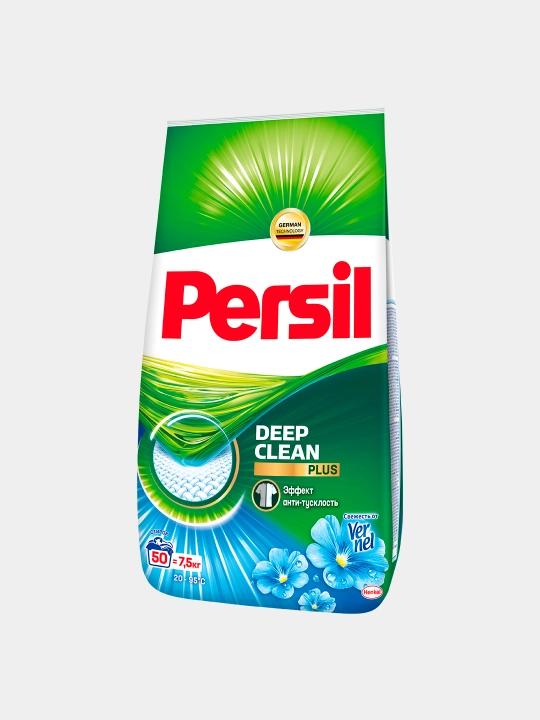 Kir yuvish kukuni Persil Verneldan sarhillik Deep clean, 7.5 kg