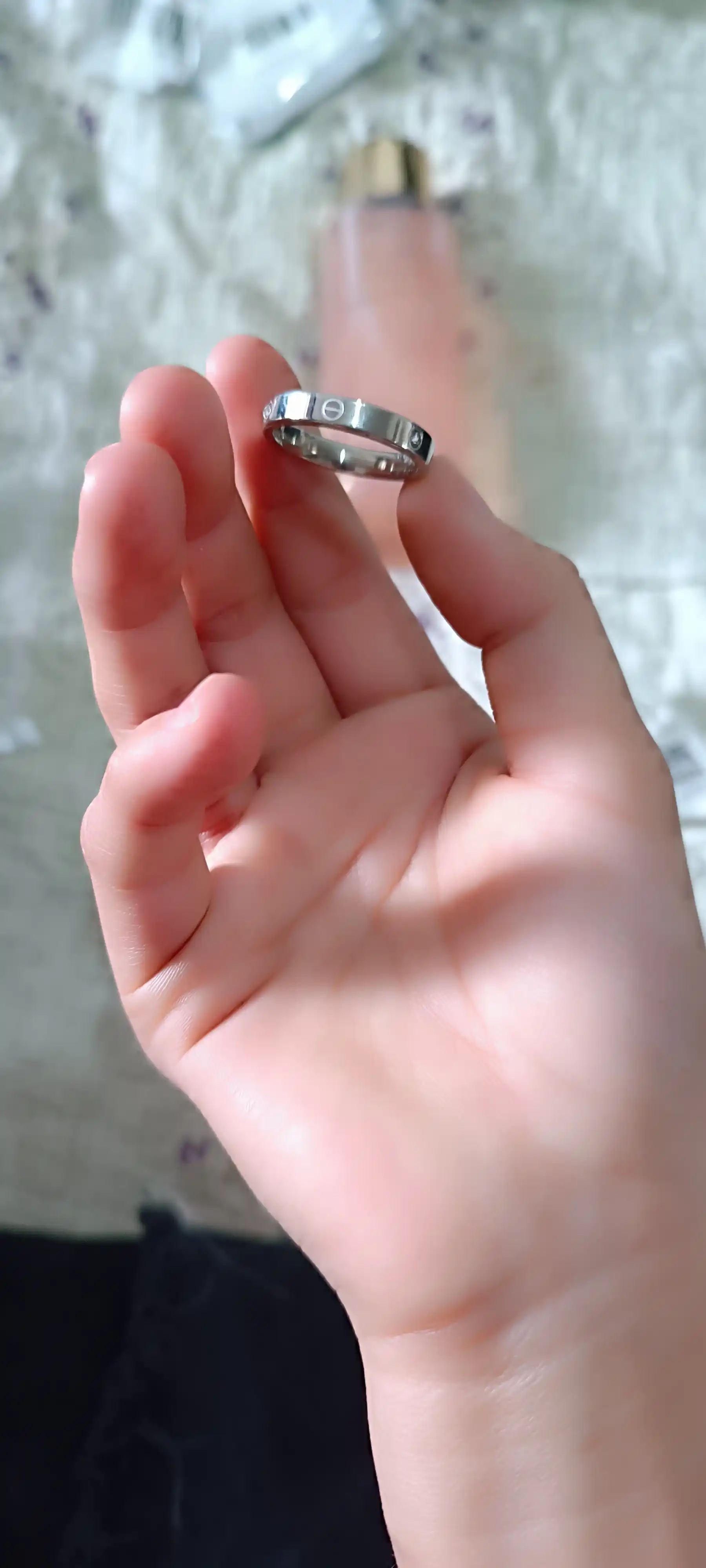 Женское кольцо с камнями, гвоздик, Cartier Stainless Steel, парные кольца для женщин