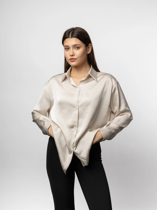 Satin ko'ylak, cho'ntaksiz JUST JT8501-18028