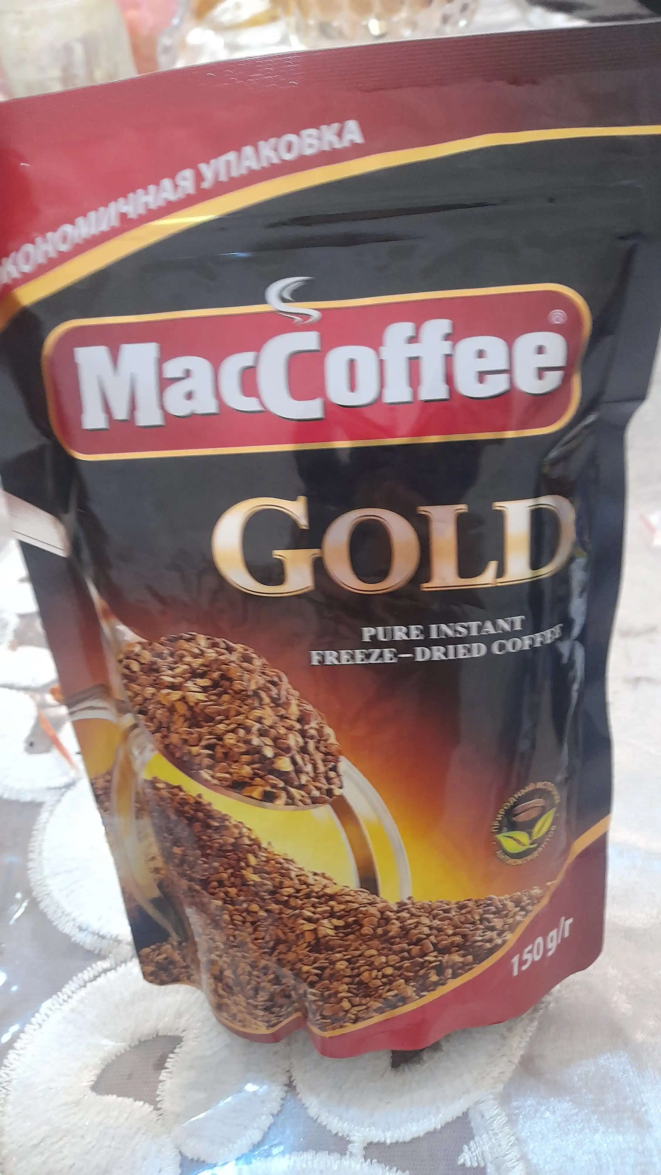 Кофе растворимый MacCoffee Gold, 150 г