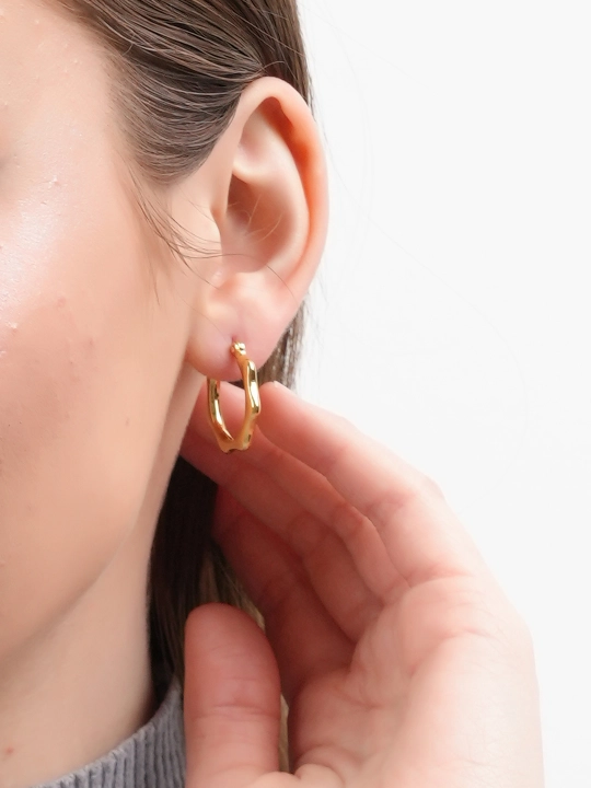 Серьги женские из медицинской стали - 