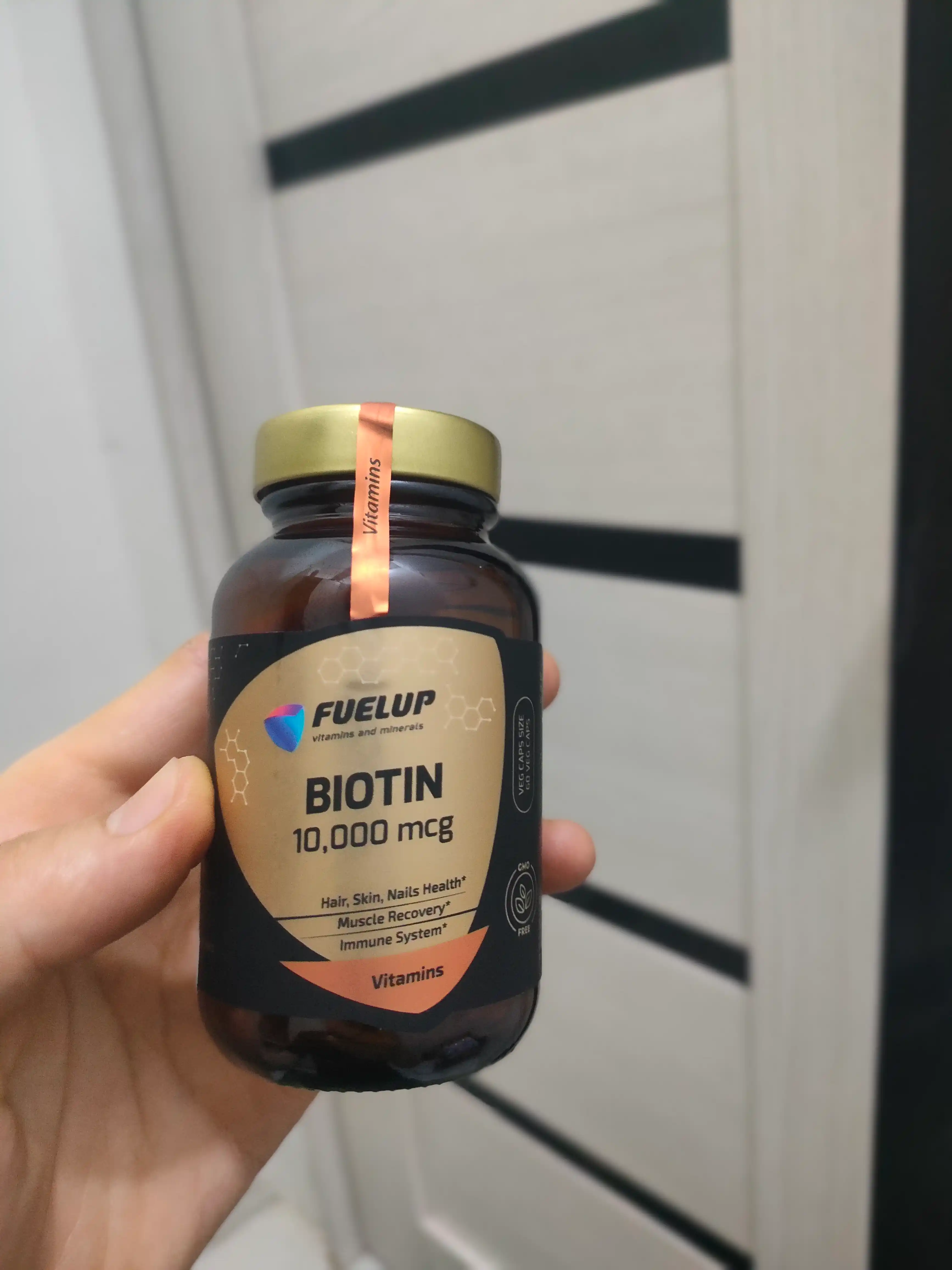 БИОТИН (BIOTIN) 10000 мкг 60 табеток ФуелАП стеклянная упаковка