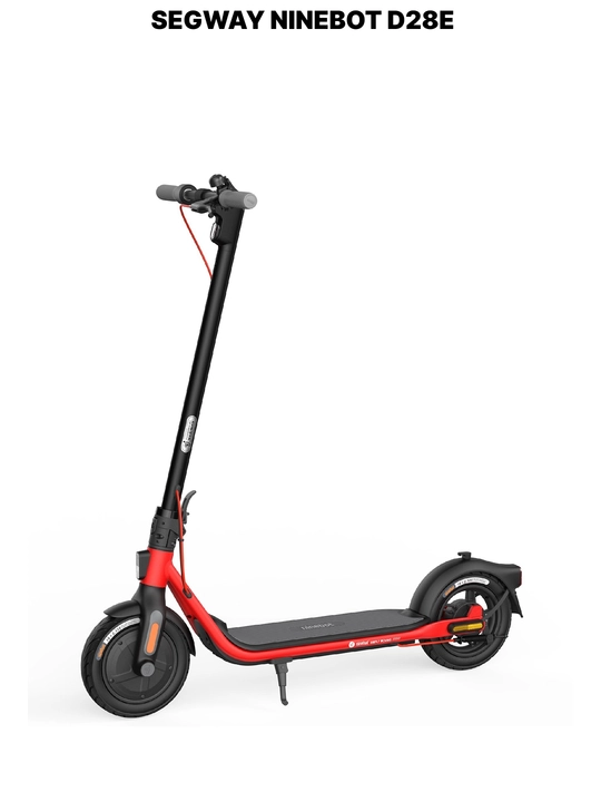 Segway Ninebot elektr samokatlari, 10", 25-38KM, buklanadigan, ilova, chiroq