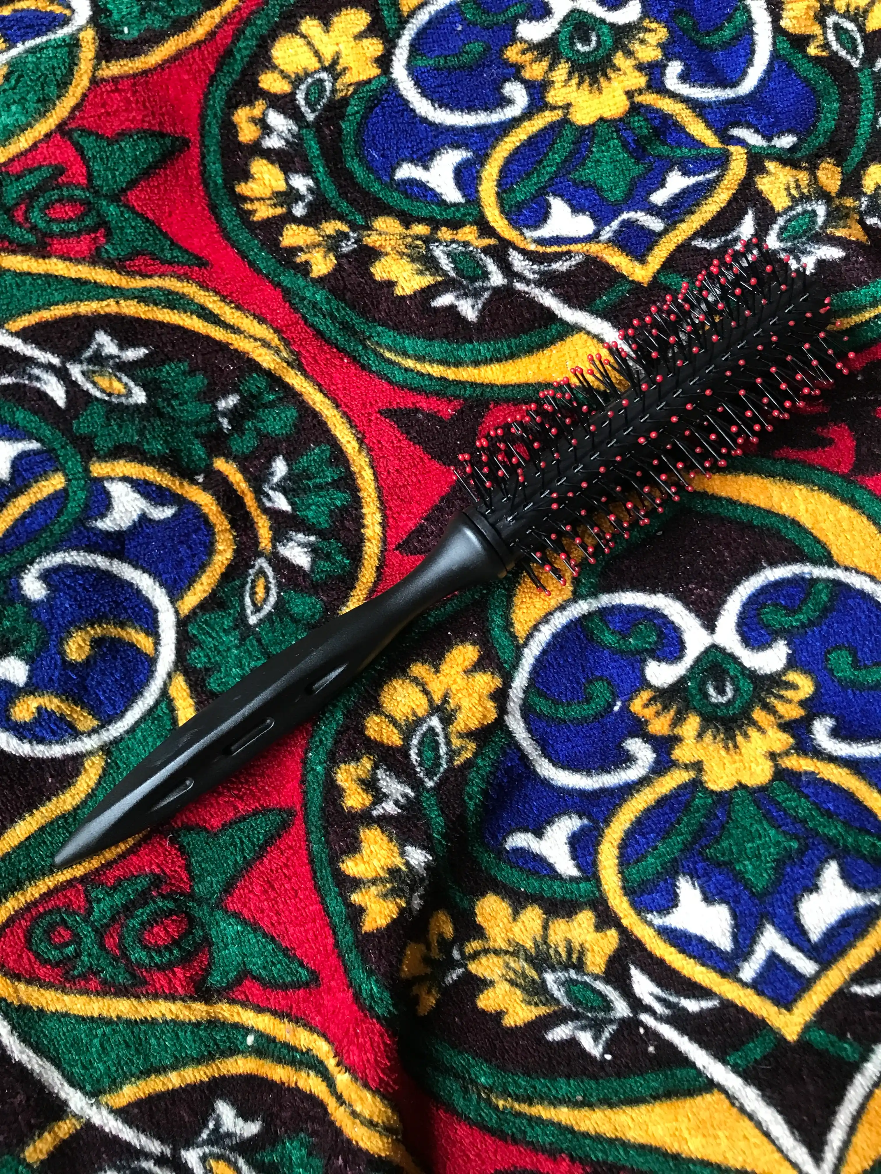 Щетка для укладки волос, круглая, пышная расческа