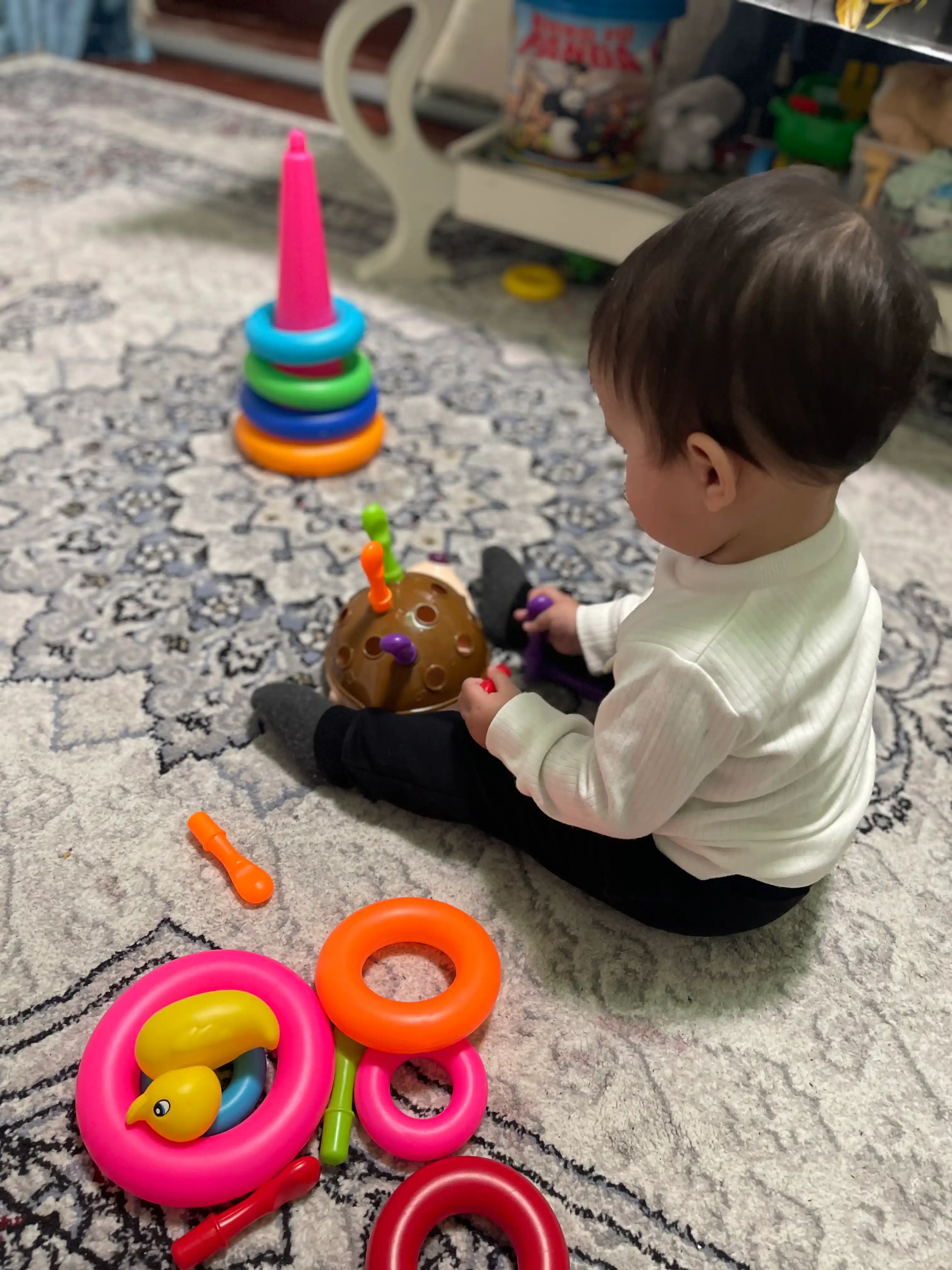 O'quv o'yinchoq - Spike the Hedgehog saralovchi, montessori o'yini