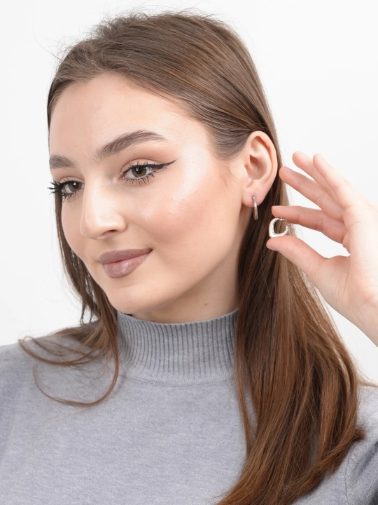 Серьги женские из медицинской стали