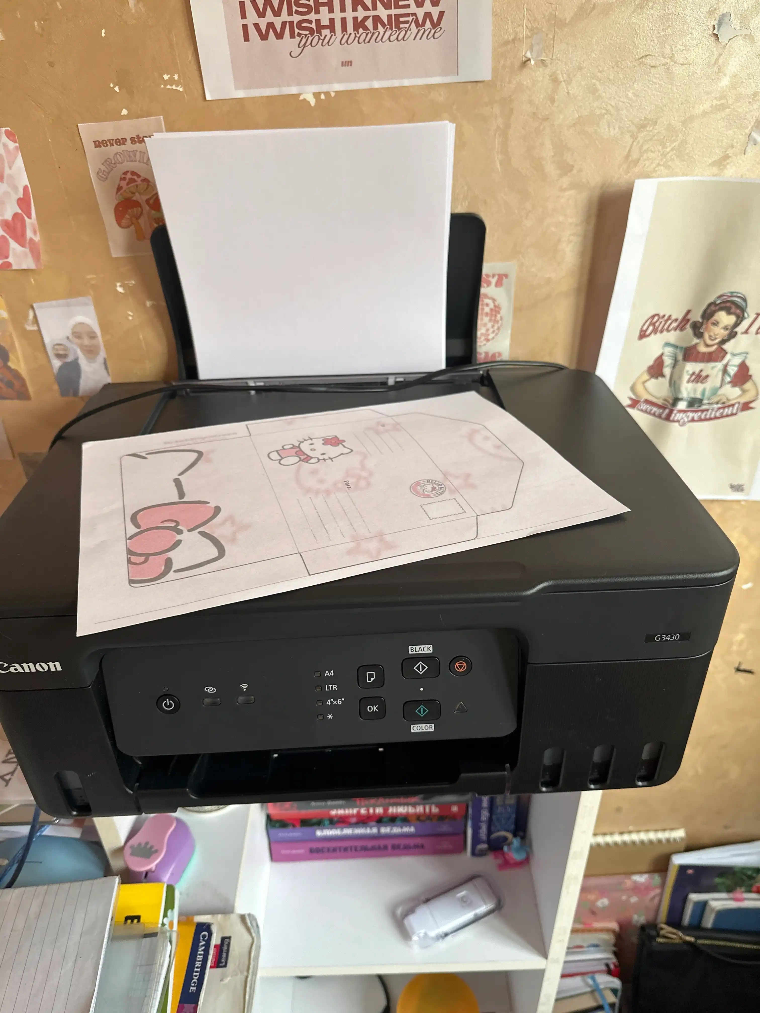 Rangli printer Canon PIXMA G3430 3 tasi 1 da, Wi-Fi, skaner va chop etish, MFP
