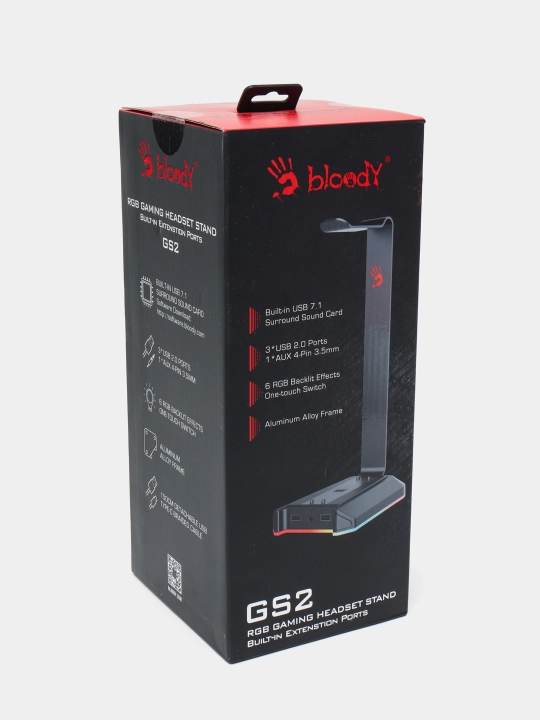Подставка для наушников Bloody GS2, с RGB подсветкой