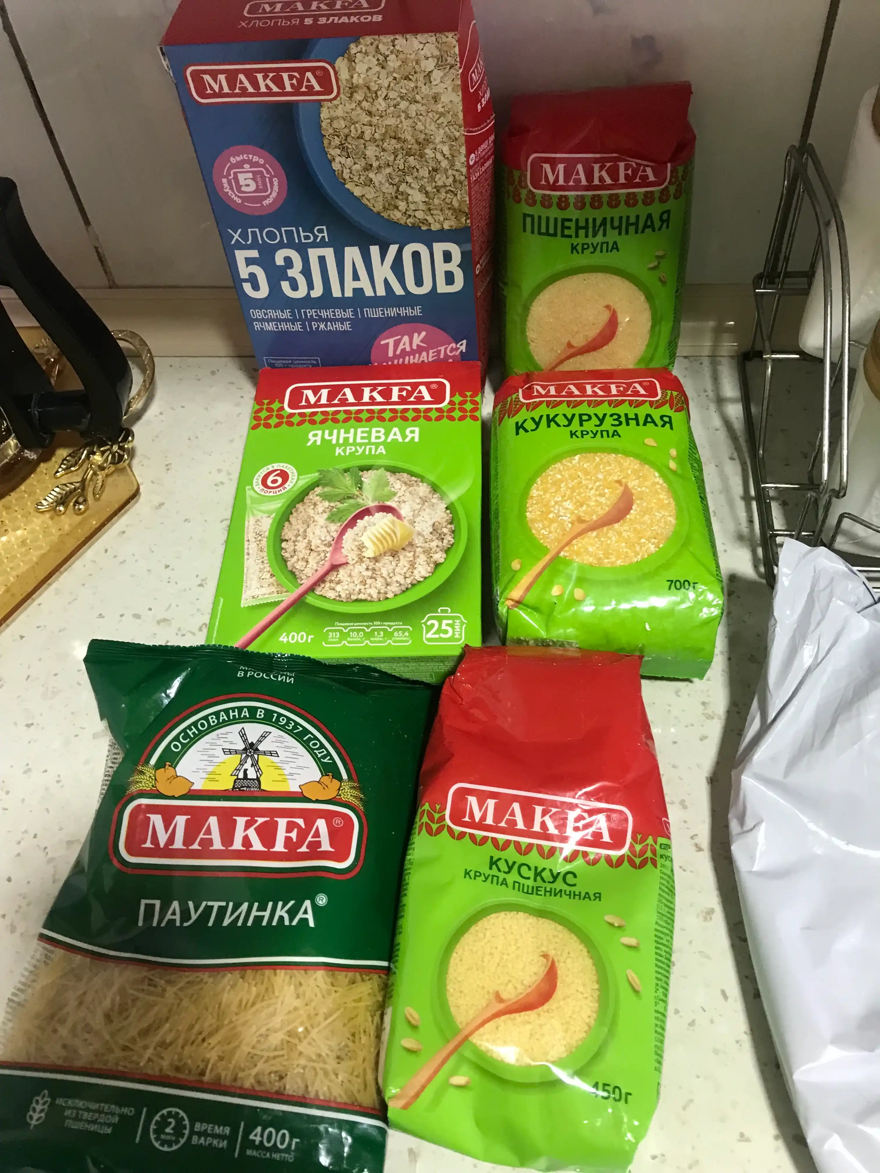 Макароны Makfa вермишель паутинка, 400 г