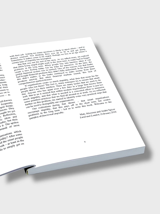 The Power And Pitfalls Of Functional Stupidity At Work, Mats Alvesson & Andre Spicer