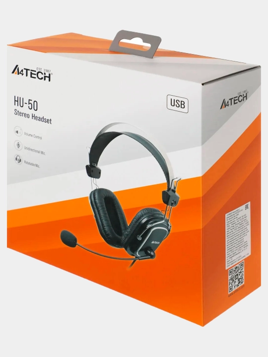 Проводные наушники A4Tech HU-50 USB