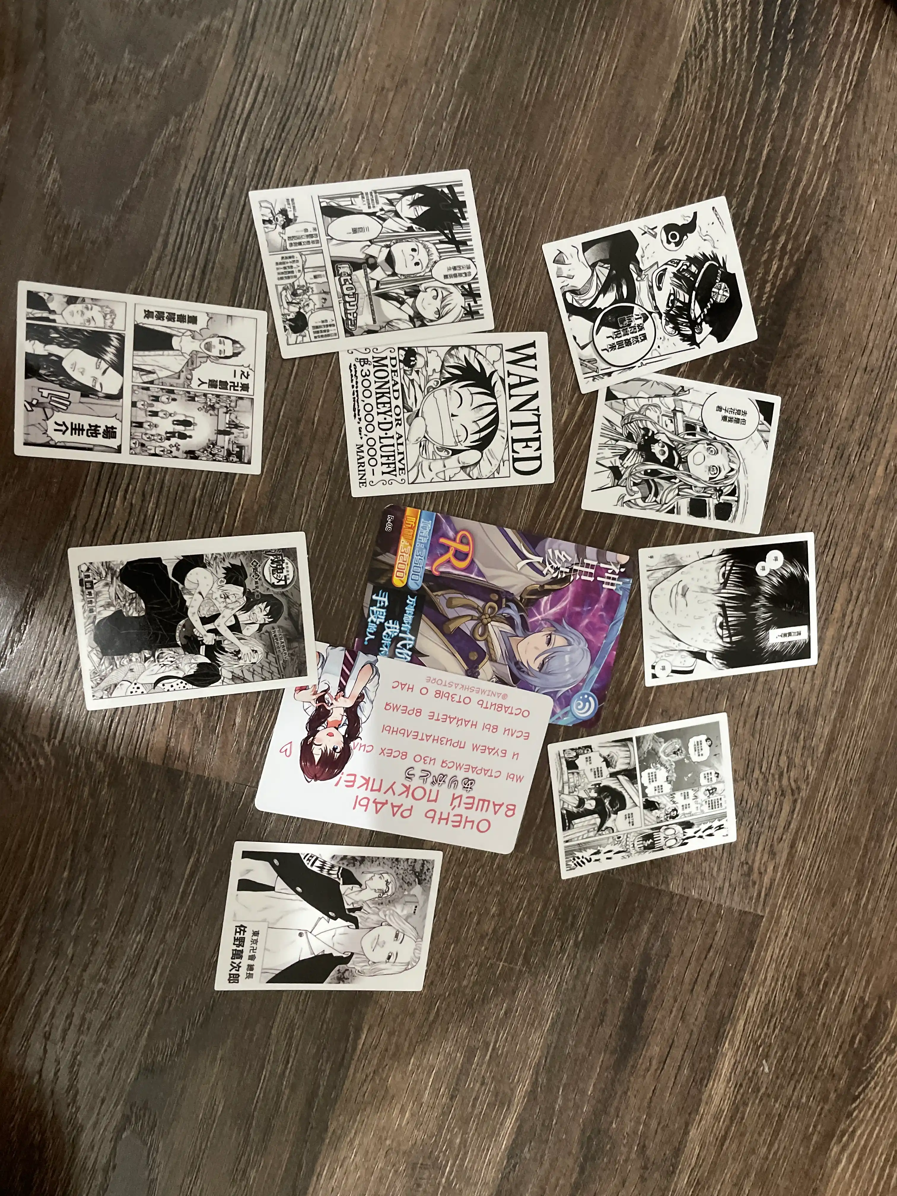 Anime stikerlari, 10 dona