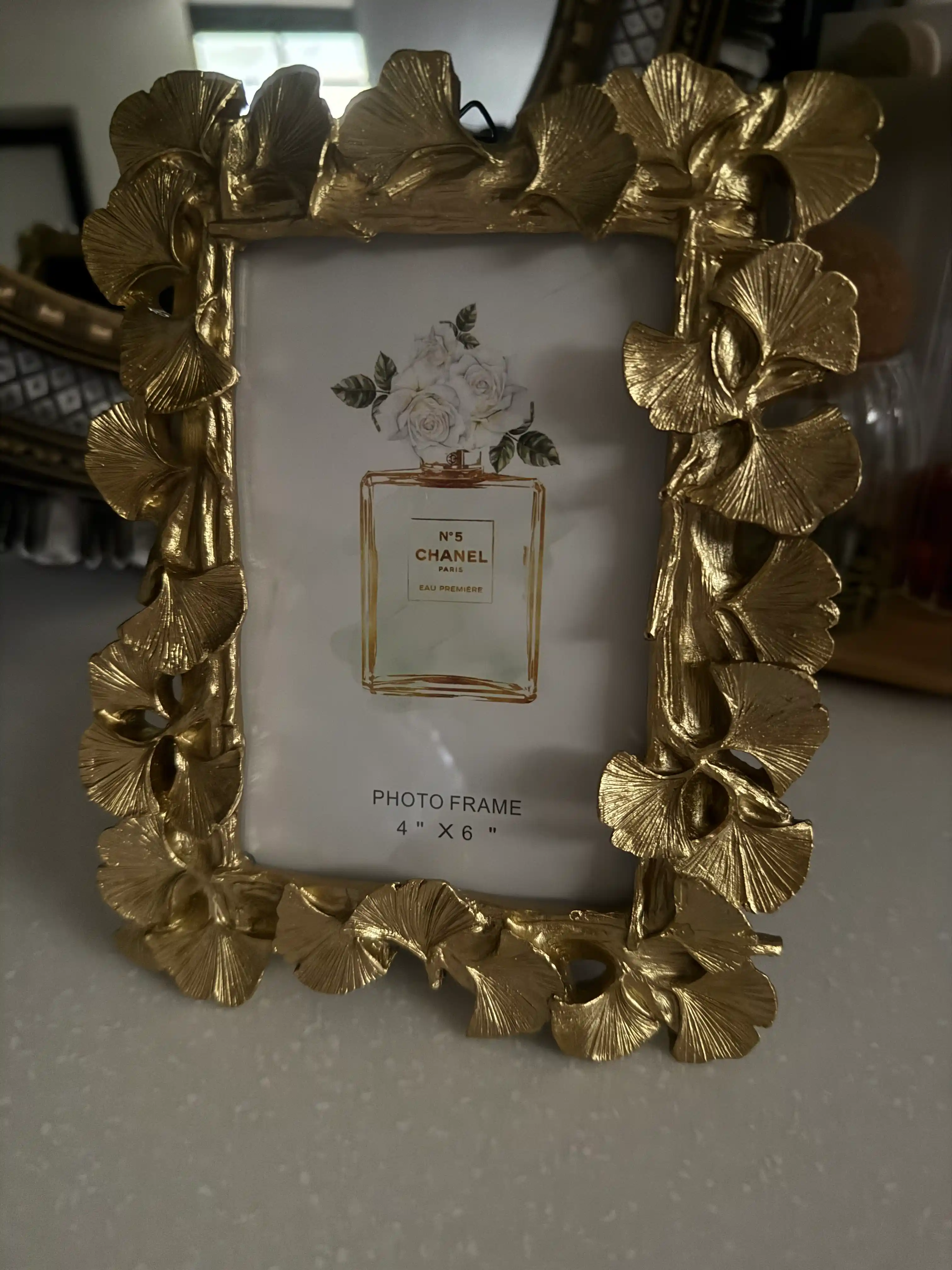 Фоторамка в золотом цвете, GOLD6