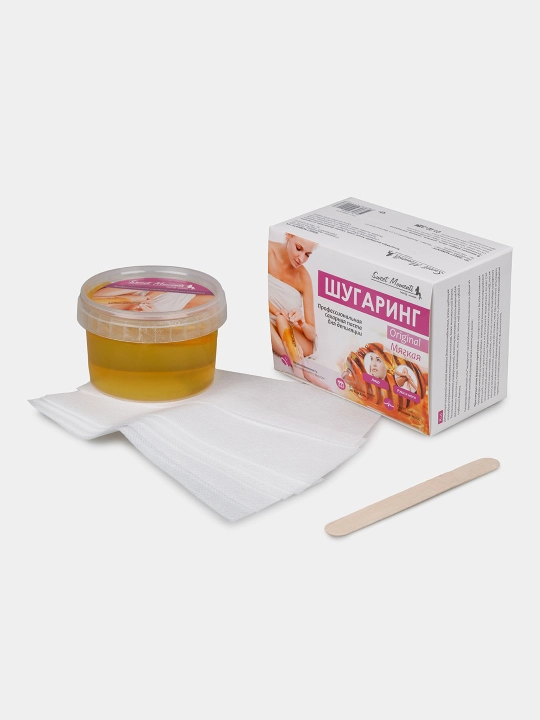 Sweet Moments brendidan shakar pastasi, depilyatsiya uchun, 150 gr, 300 gr, 1 kg