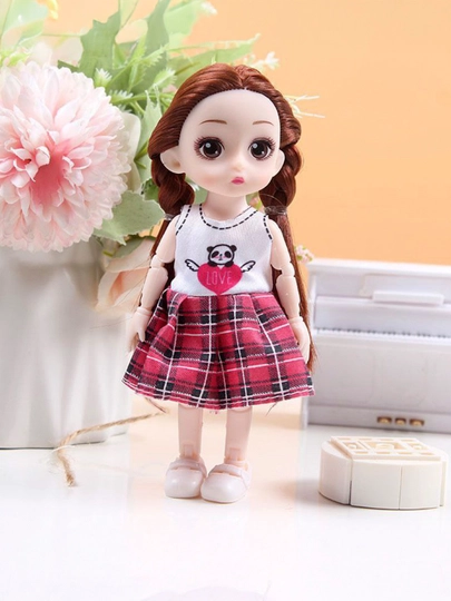Кукла для девочек, шарнирная — BABYMAM-BARBIE-КРАСН