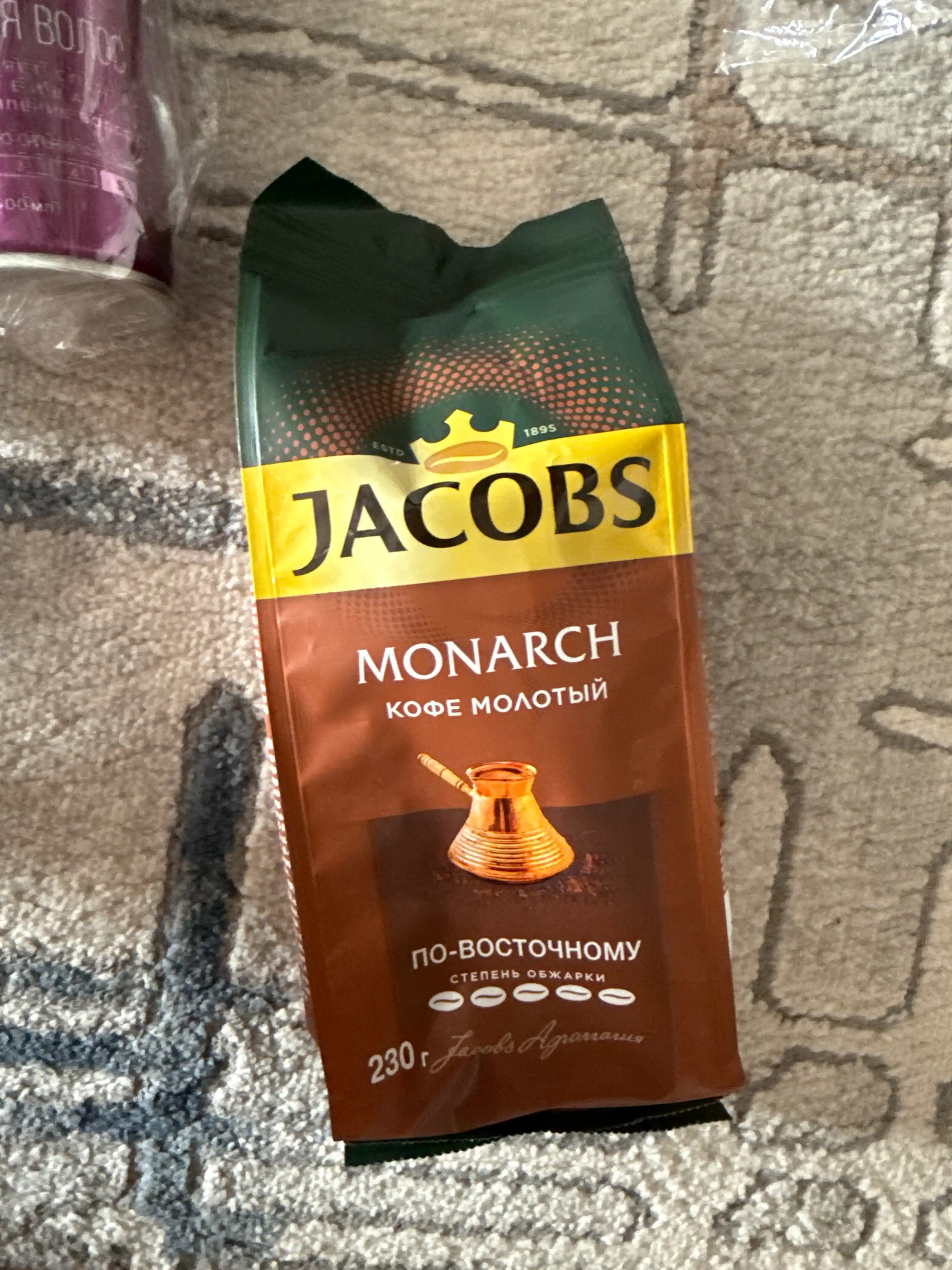 Кофе молотый Jacobs Monarch По-восточному, 230 г