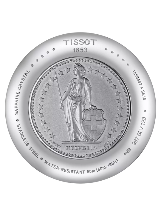 Erkaklar soati Tissot Chemin des Tourelles Powermatic 80 Helvetic Pride T099.407.22.038.01